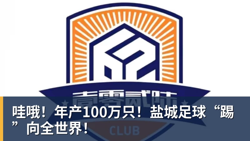 哇哦！年产100万只！盐城足球“踢”向全世界！